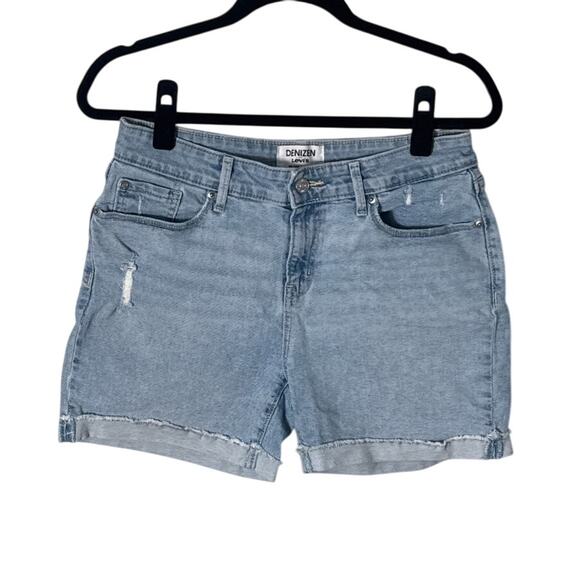 Denizen from Levi's Pants - Denizen Levi's Womens Mid Rise Light‎ Wash Jean Shorts Size 6/28